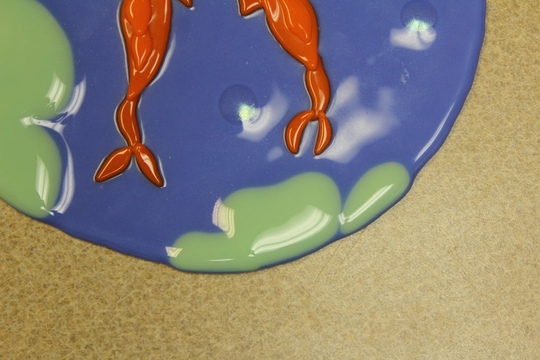 Decorative Ceramic Round Tile - 4