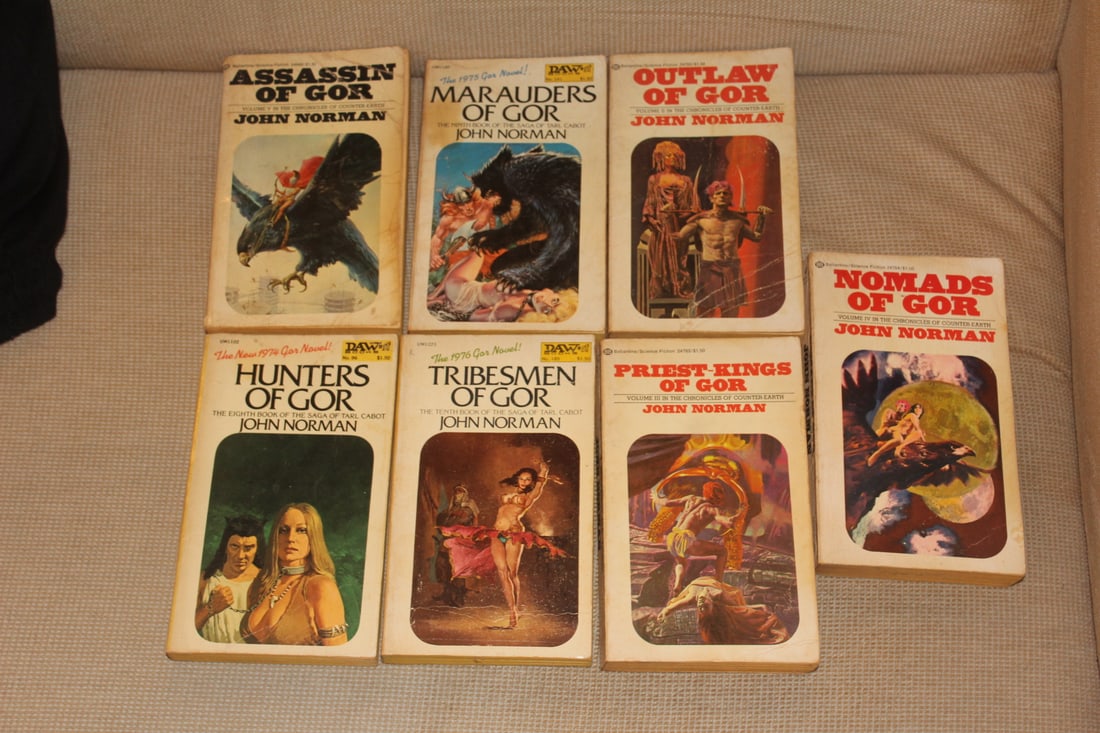 1970's Gor Novel by John Norman: all paperbacks