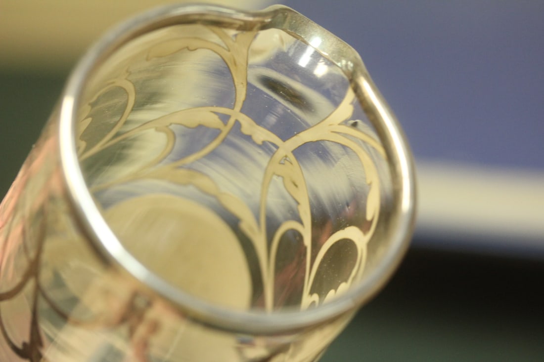 Silver Overlay Pitcher - 6