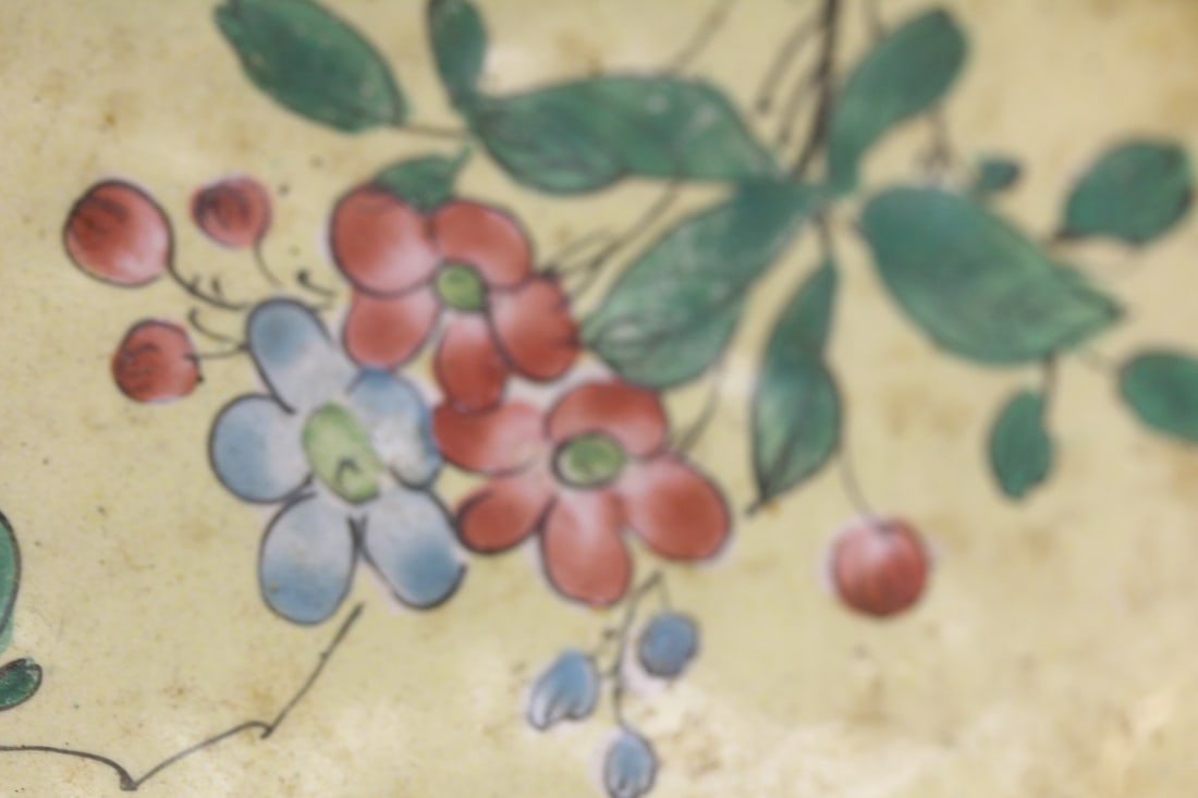 Antique Chinese Rectangular Small Dish - 4