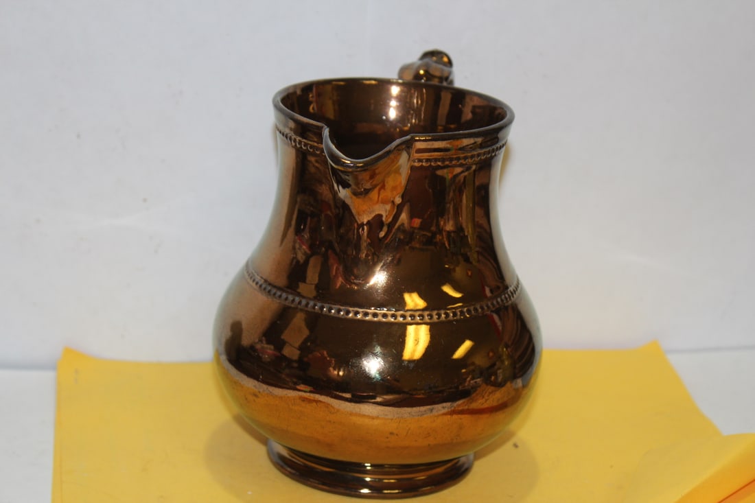 A Ceramic Lusterware Pitcher - 5