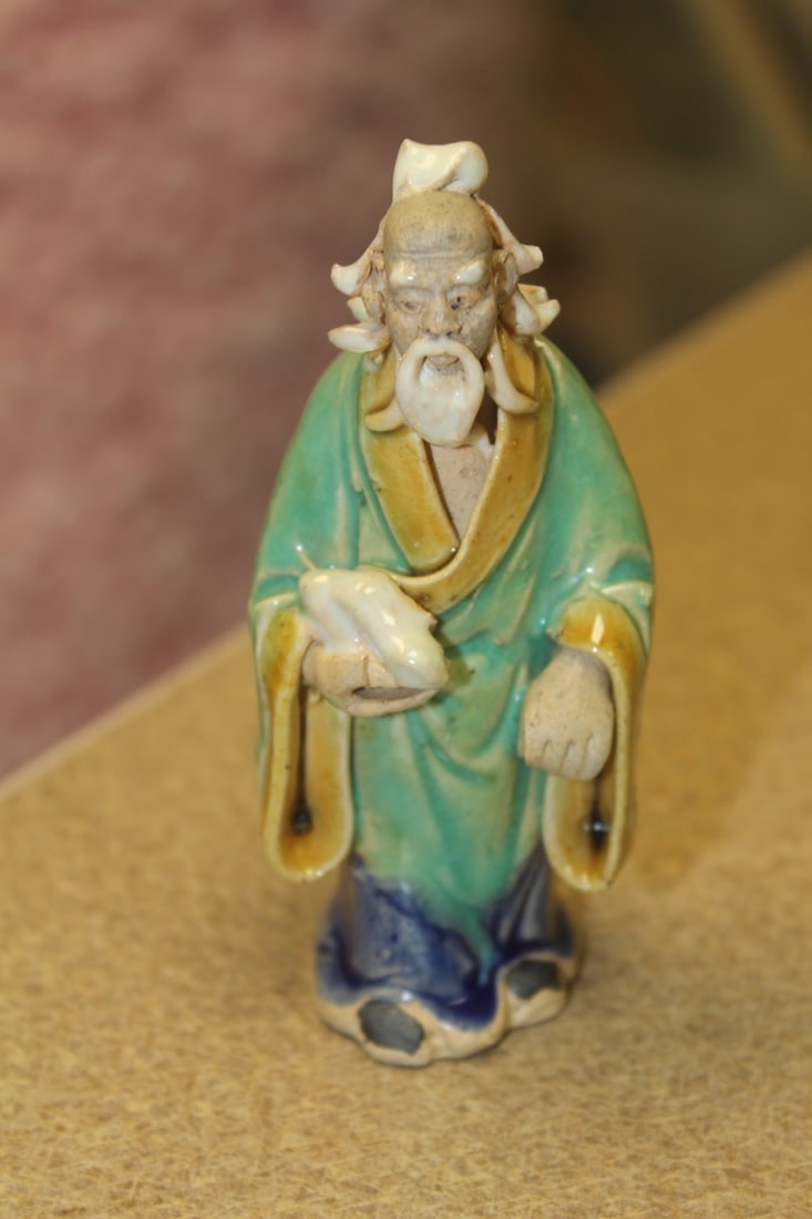 Chinese Mudman: marked China - 4 1/8" tall