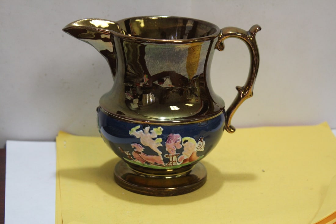 A Ceramic Lusterware Pitcher - 3