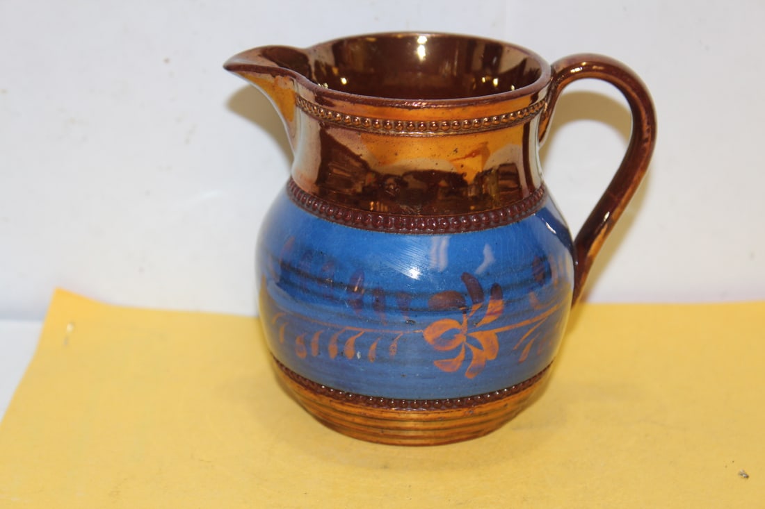 A Ceramic Lusterware Pitcher (1 of 6)