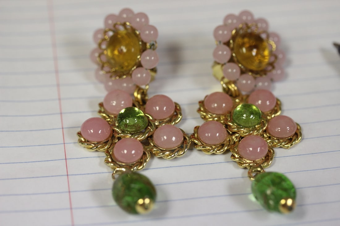 Pair of Dominique DeNaive Earrings: as shown