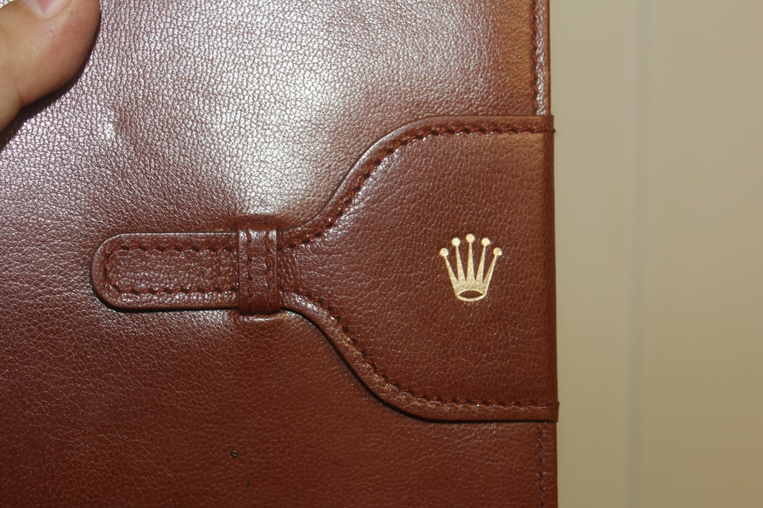 Leather Rolex Notebook - 2
