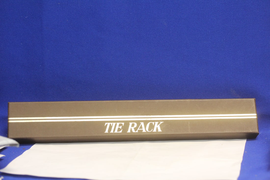 Wooden Tie Rack: West Germany - 13 1/8" across