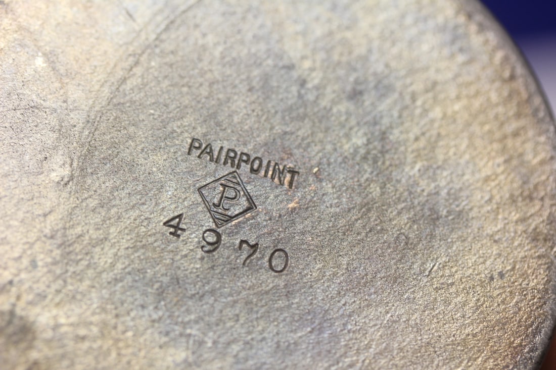 Silverplate Pairpoint Cherub - 7