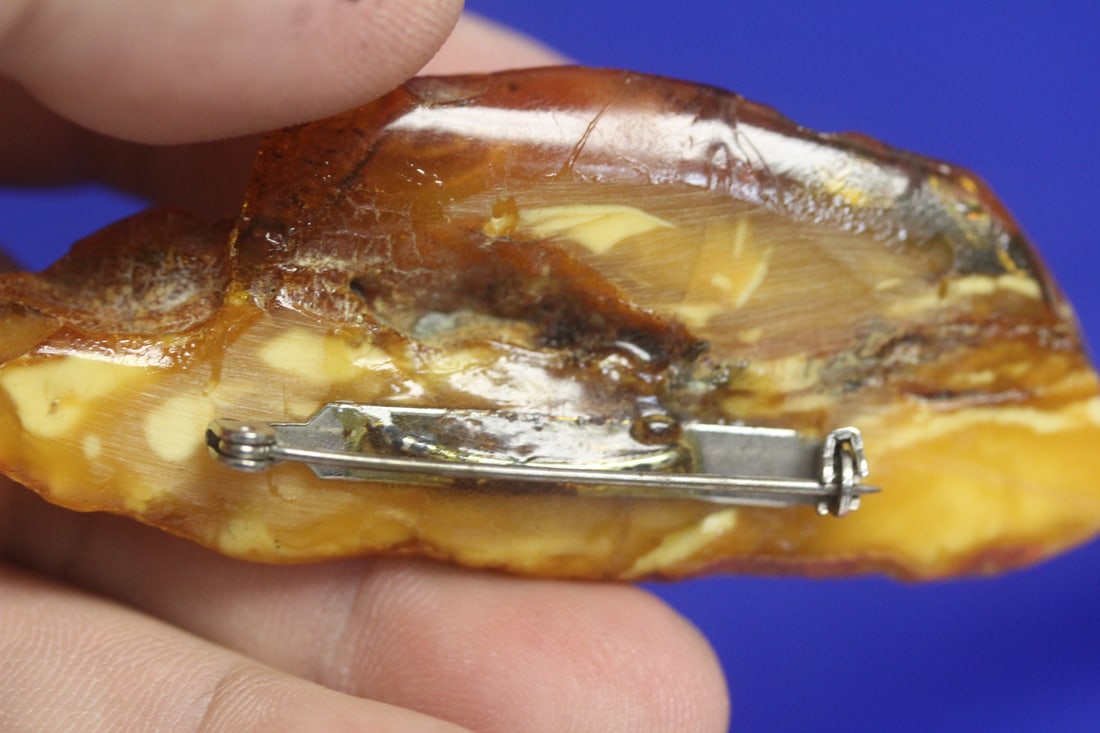 Amber Root Pin - 3