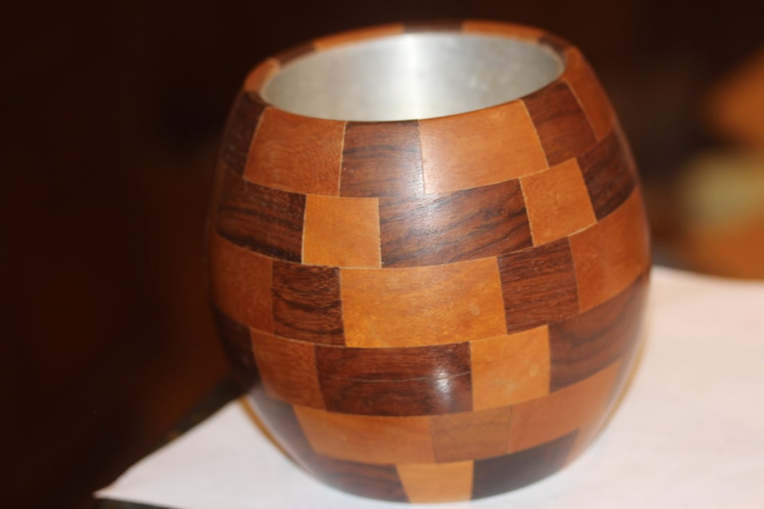 Wood Container with Tin Insert - 2