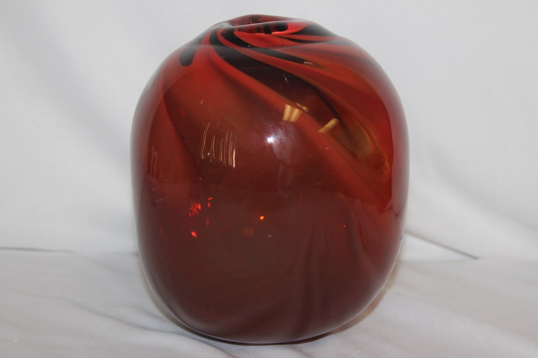 A Signed Art Glass (1 of 3)