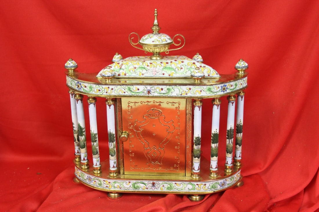 A Cloisonne Clock - 3