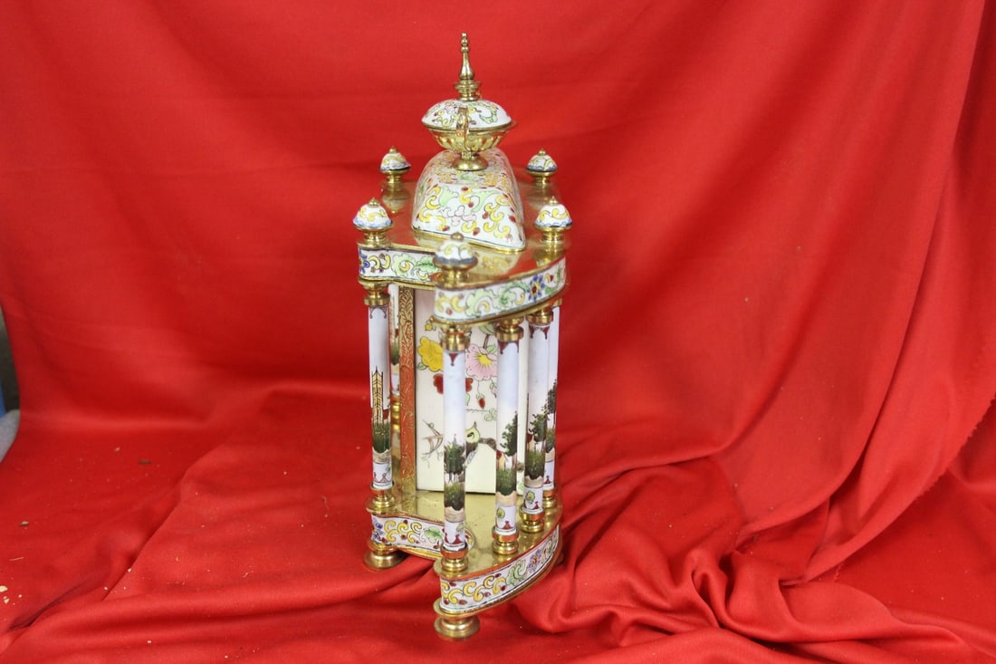 A Cloisonne Clock - 4