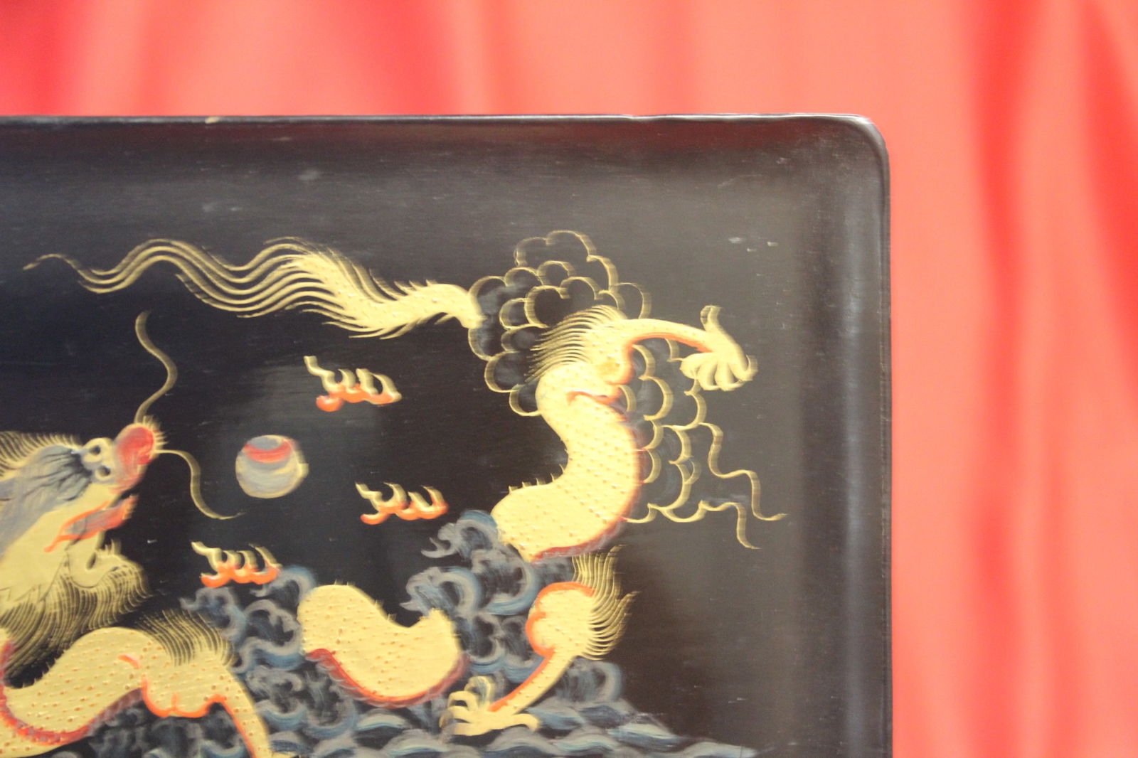 A Signed Lacquer Tray - 3