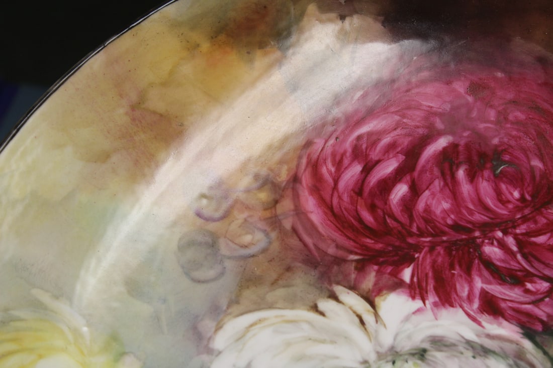 Large Hand Painted Charger - 3