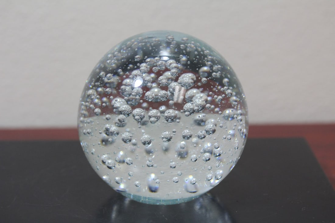 A Large Control Bubble Paperweight - 2