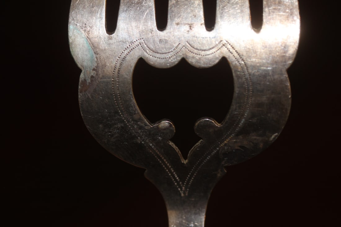 Sterling Handle Serving Fork - 6