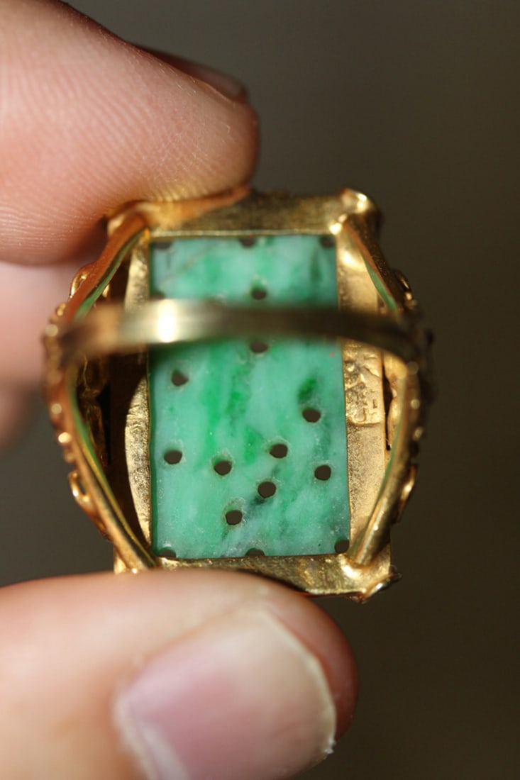 22k Jade Ring - 3