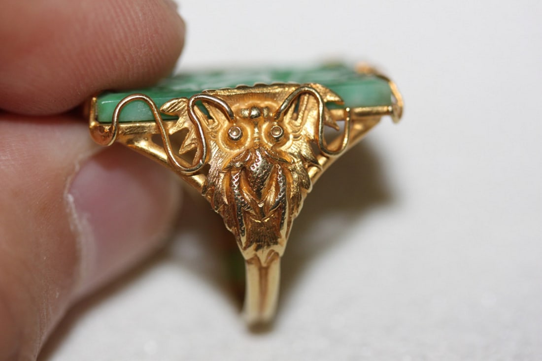 22k Jade Ring - 6