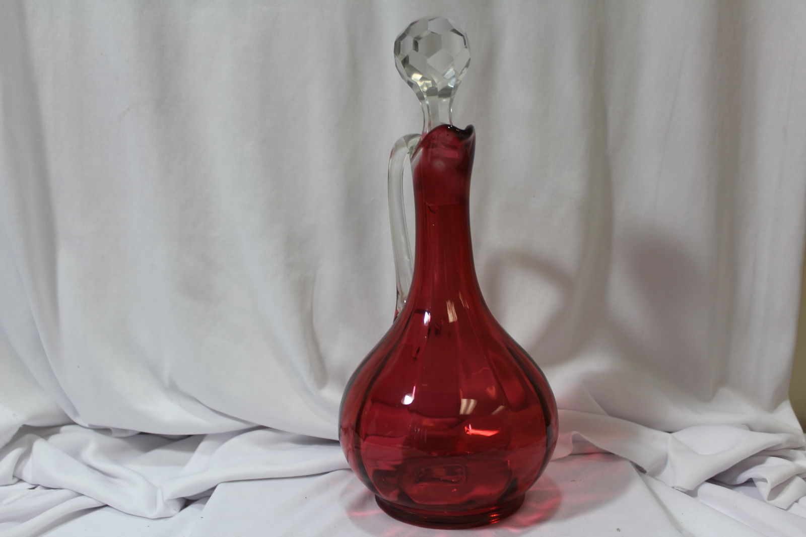A Ruby Red Decanter - 2