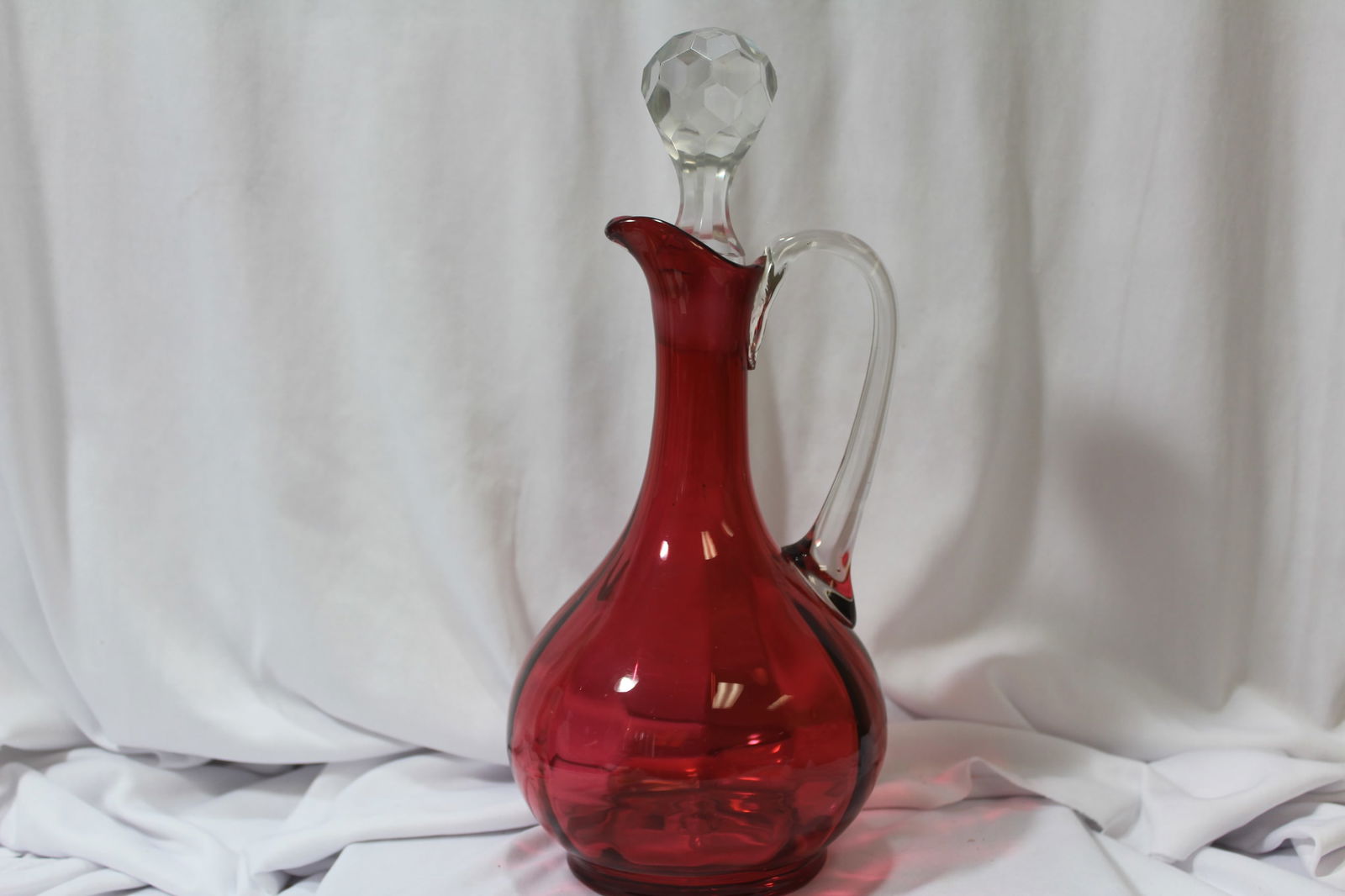A Ruby Red Decanter - 3