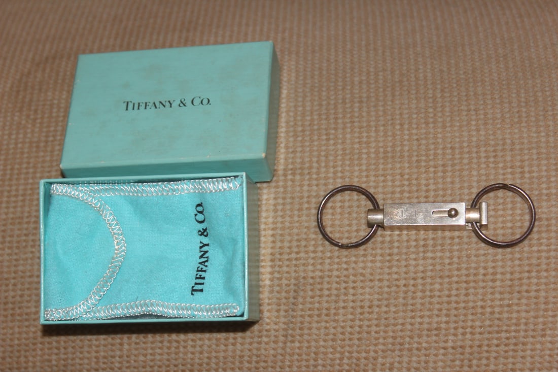 Tiffany Sterling Key Chain: as shown on photos