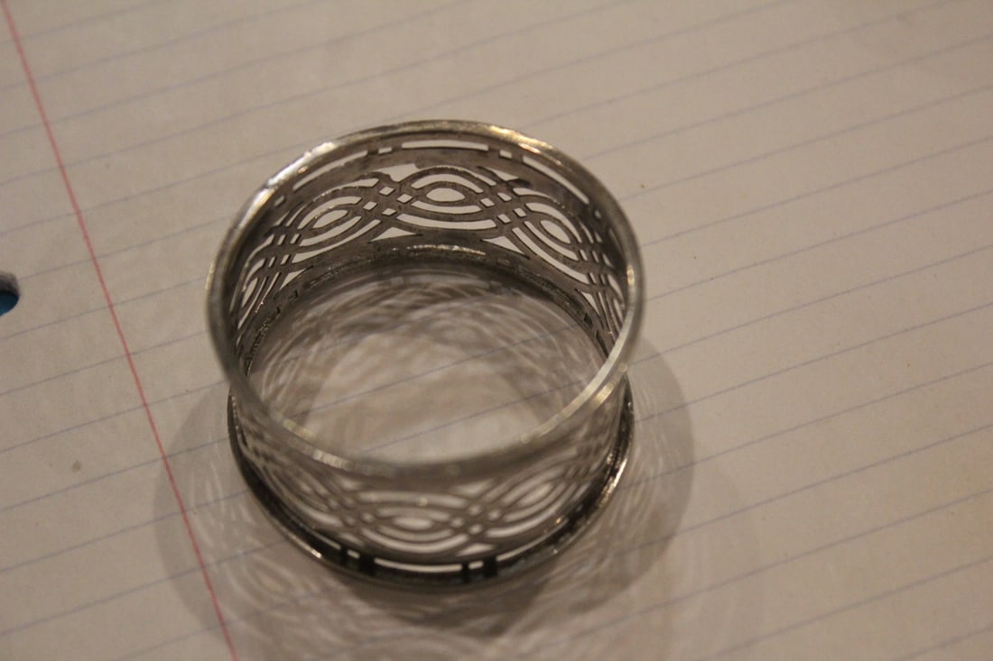 Silverplate Napkin Ring - 4