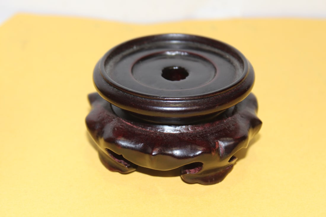 A Chinese Woodstand: inside diameter= 2"