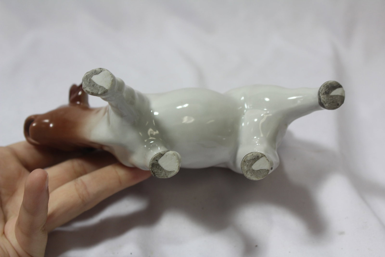 A Ceramic Cow Container - 6