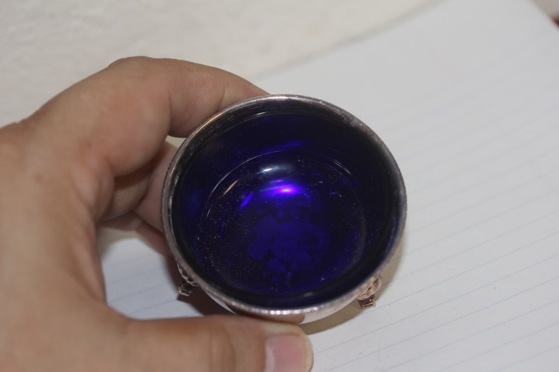 Silverplate Salt Container - 2