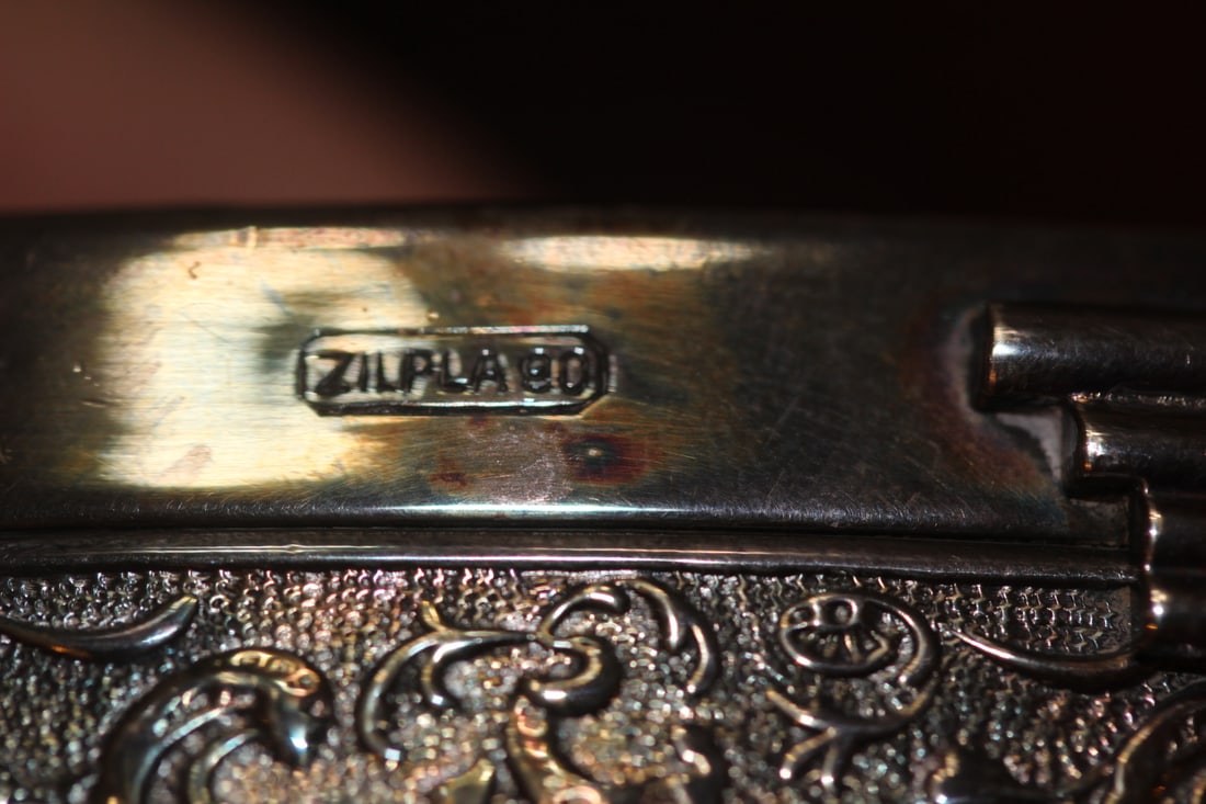 Zipla 90 Silverplated Repousse Box - 8