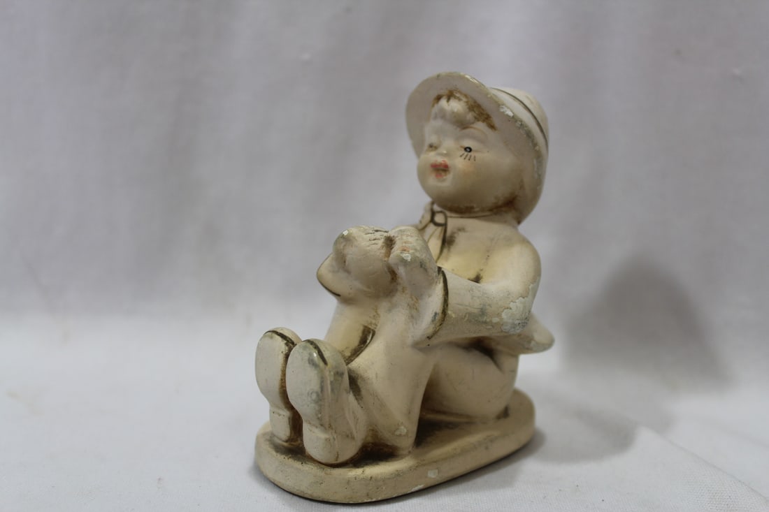 A Hummel-Style Figurine: 4" tall
