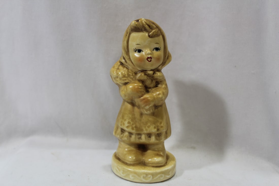 A Hummel-Style Figurine: 6" tall