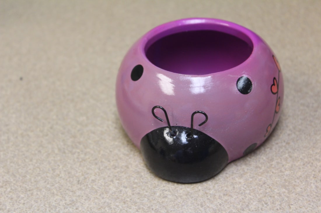 Ladybug Ceramic Planter - 2