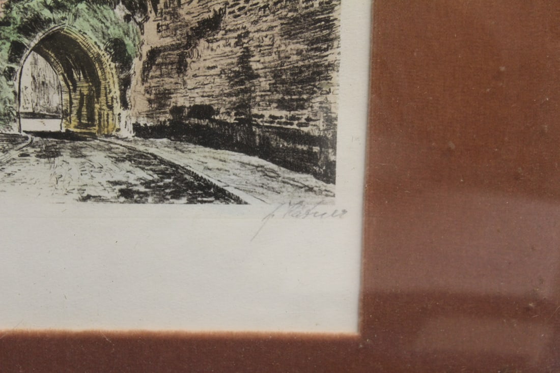 signed J. Kaetner Lithograph - 2