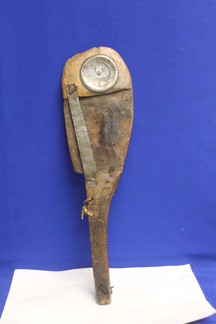 Antique Wooden Tool? Holder?: Southeast Asian? Native American? - please help identify - 14 1/2" long