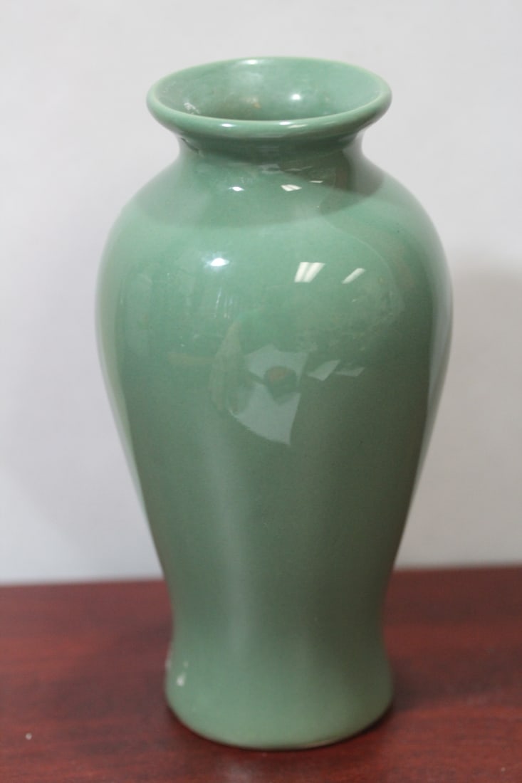 A Green Ceramic Vase - 2