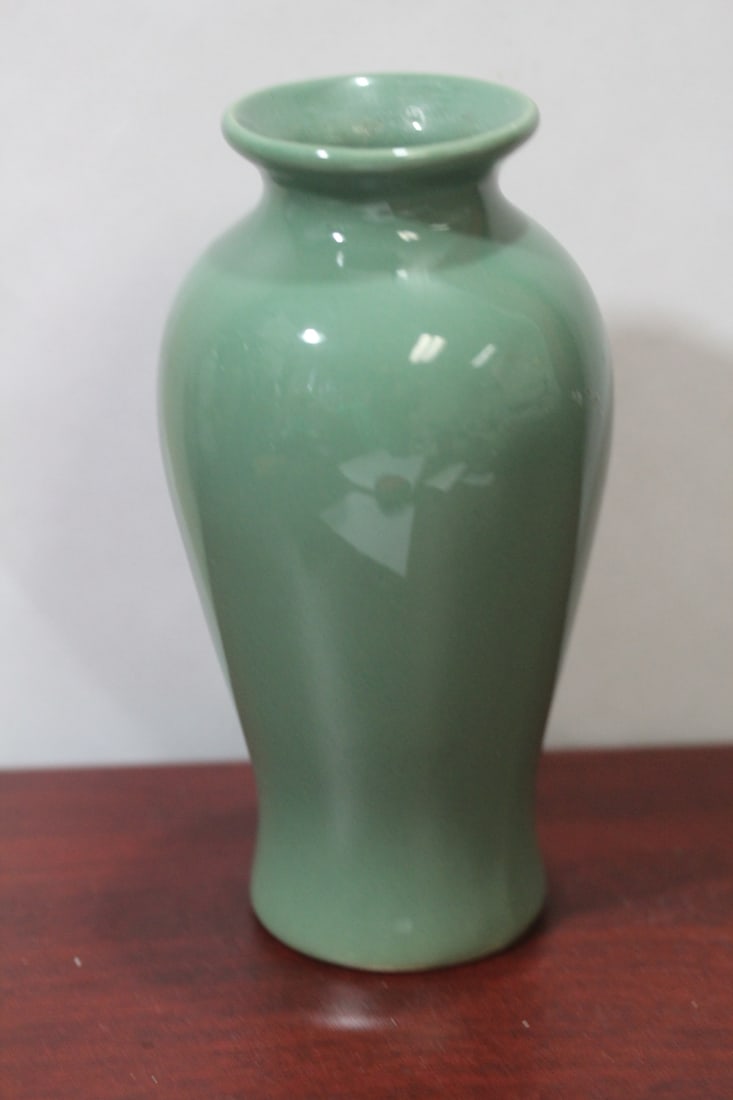 A Green Ceramic Vase - 3