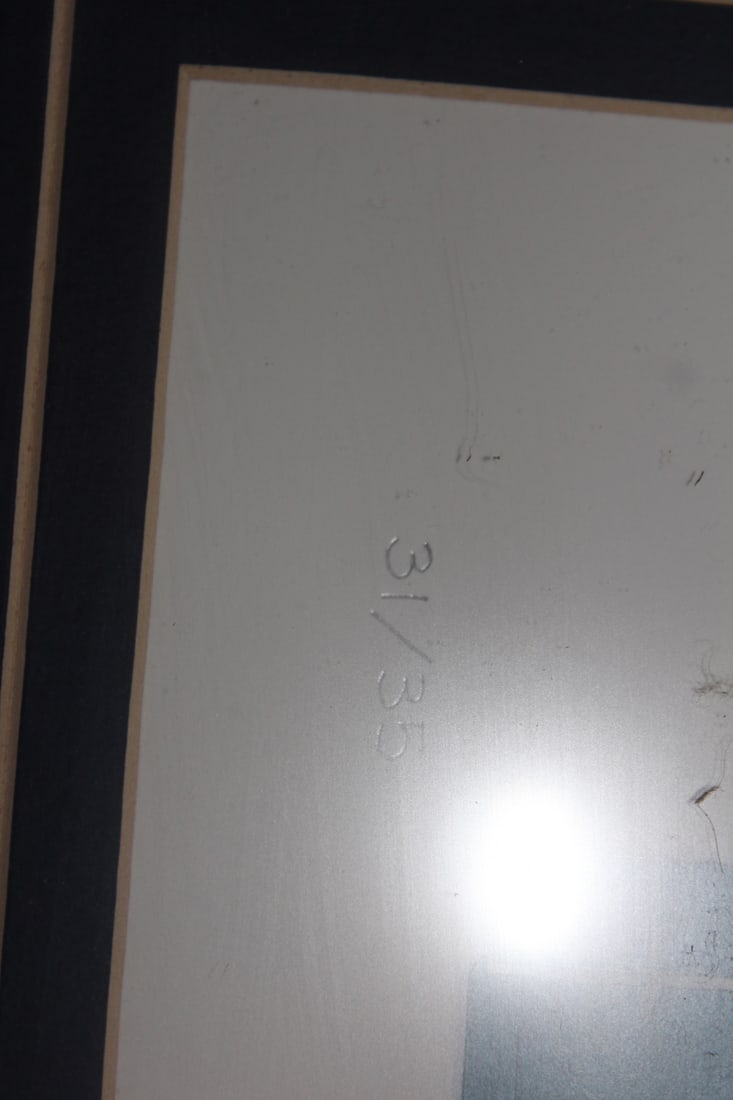 Framed, Signed Ship Print - 3