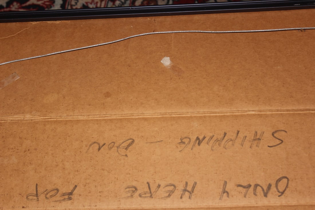 Framed, Signed Ship Print - 5