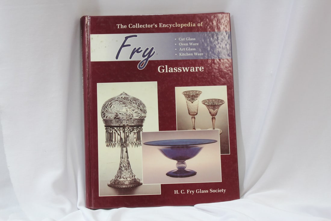 Hardcover Book on Fry Glassware: as shown