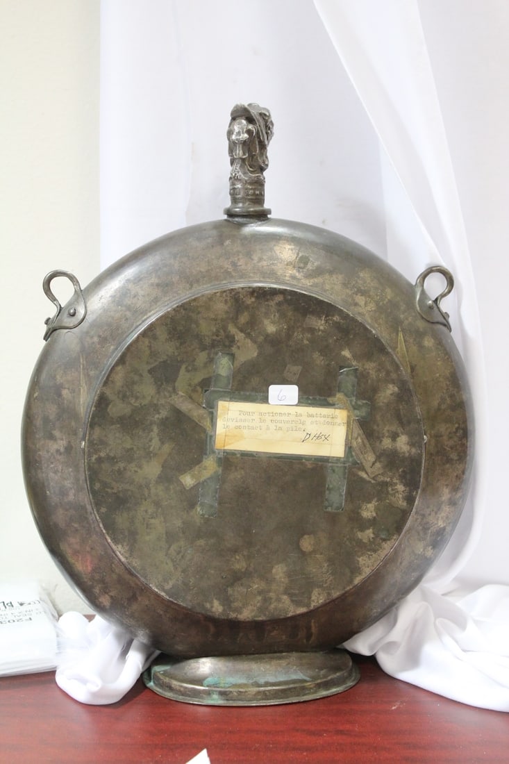 A Large Copper Flask - 4