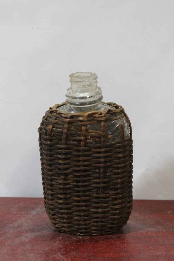 An Old Liquor Bottle: 6 inches tall