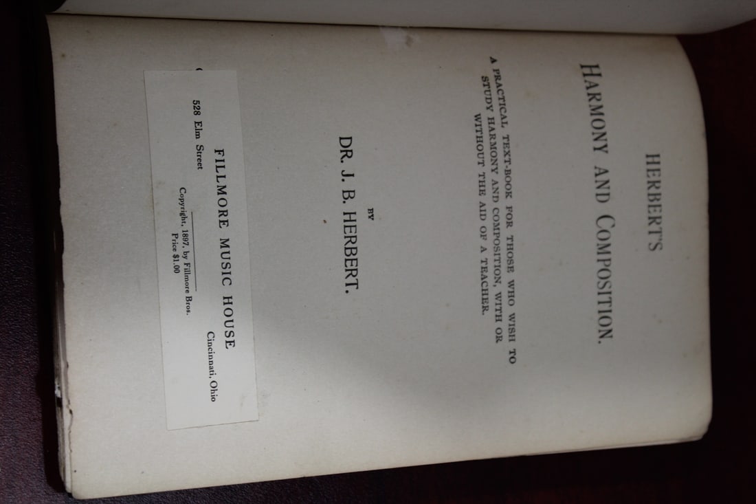 Harmony and Composition - 3