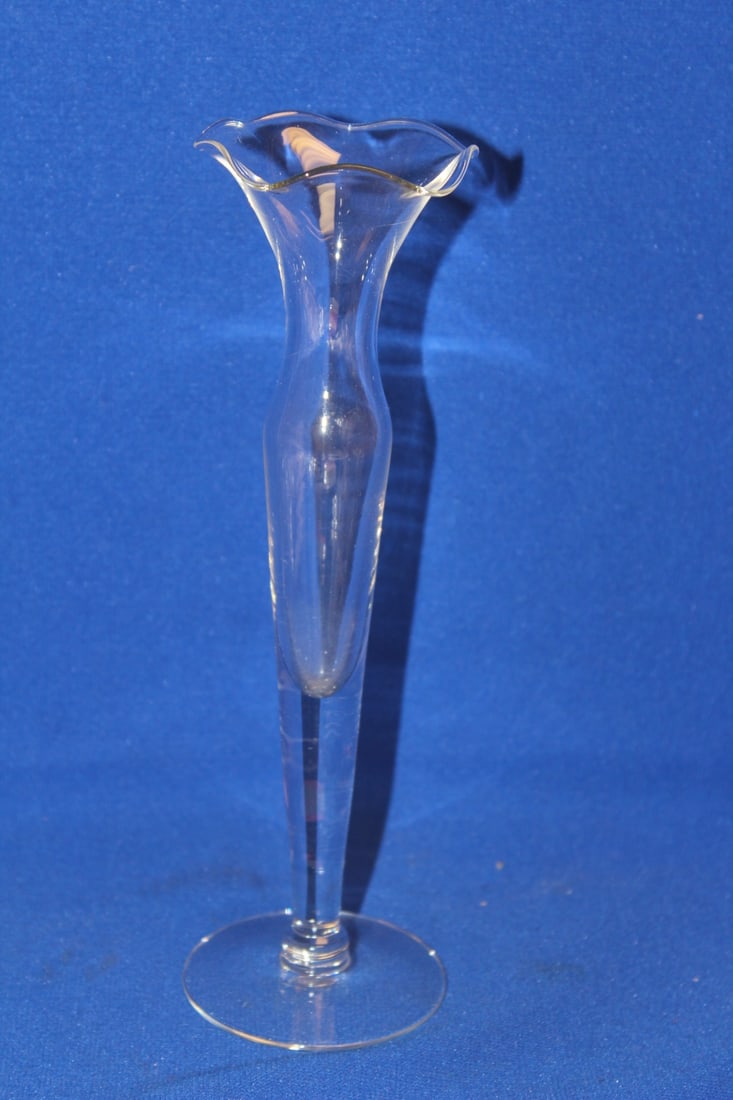 Flare Glass Vase: 8 1/2" tall