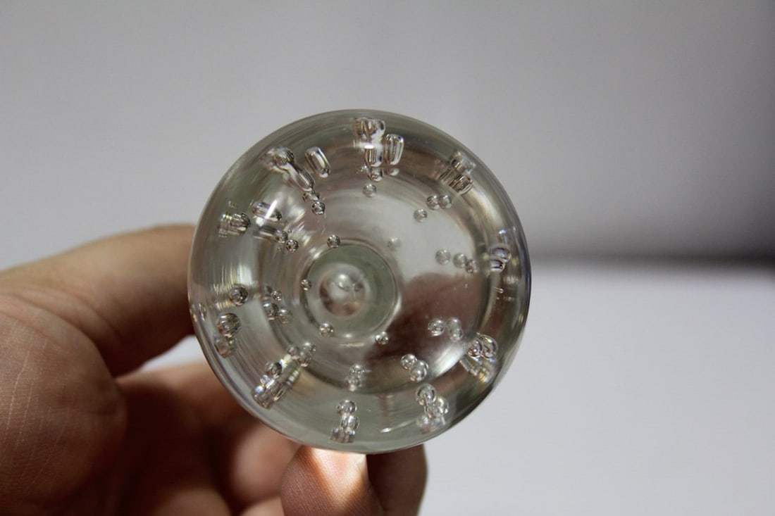 A Control Bubble Glass Vase - 4