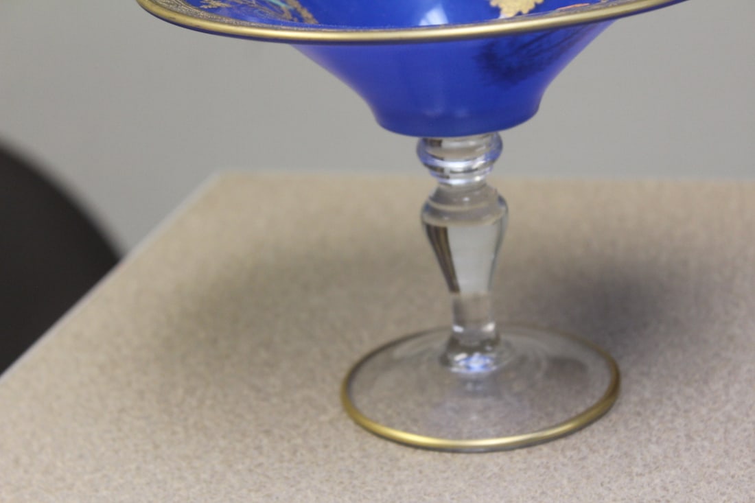 Applied Glass Compote - 6