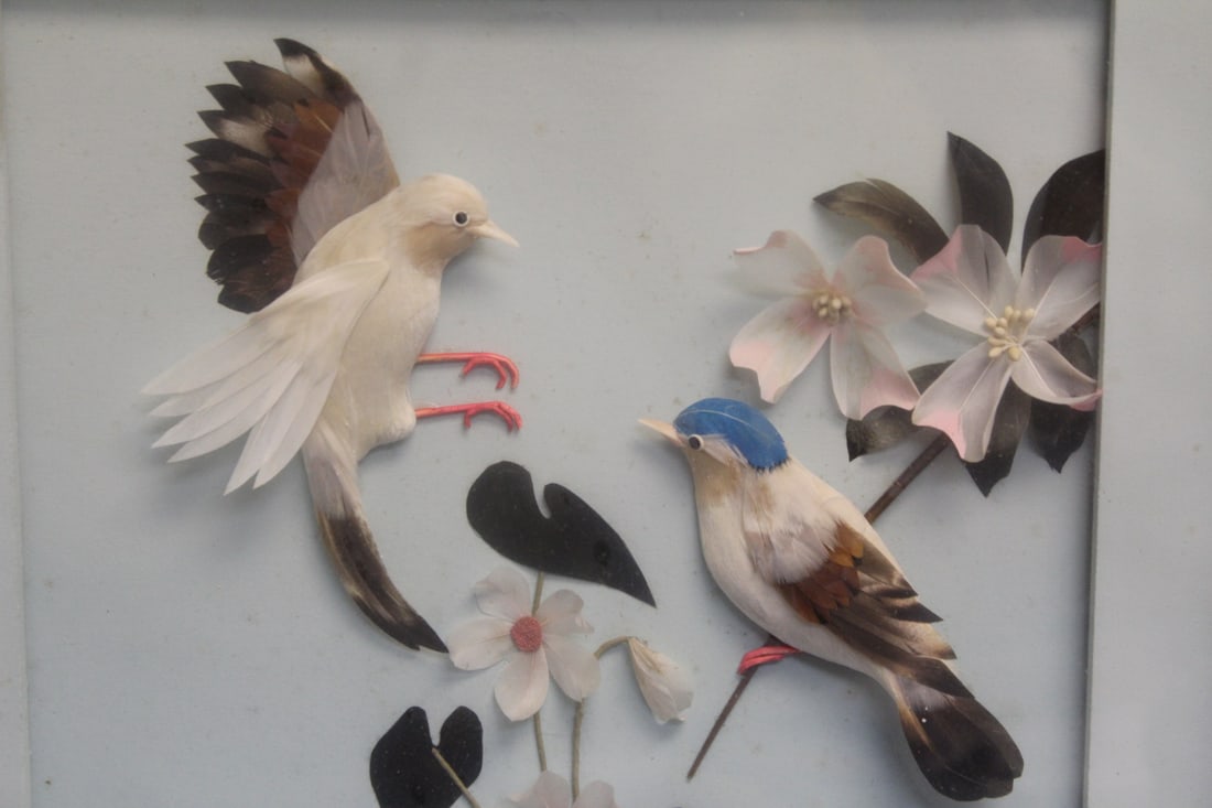 Bird Art Inside a Shadow Box - 2