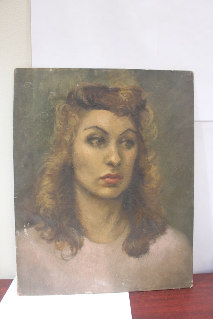 An Antique Oil on Board Painting (1 of 7)