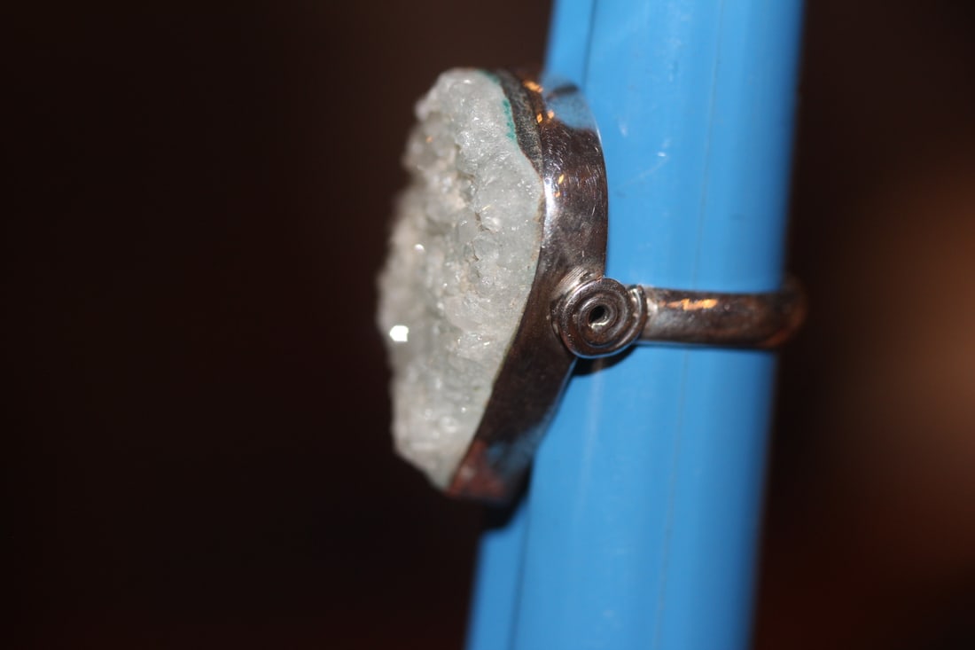 Sterling Druzy Ring - 3